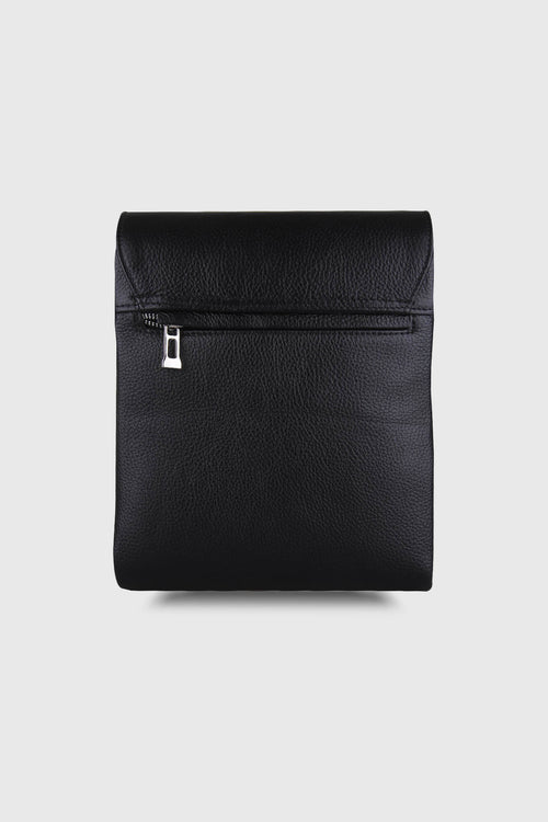 1821 Model Gerçek Deri Siyah Çanta