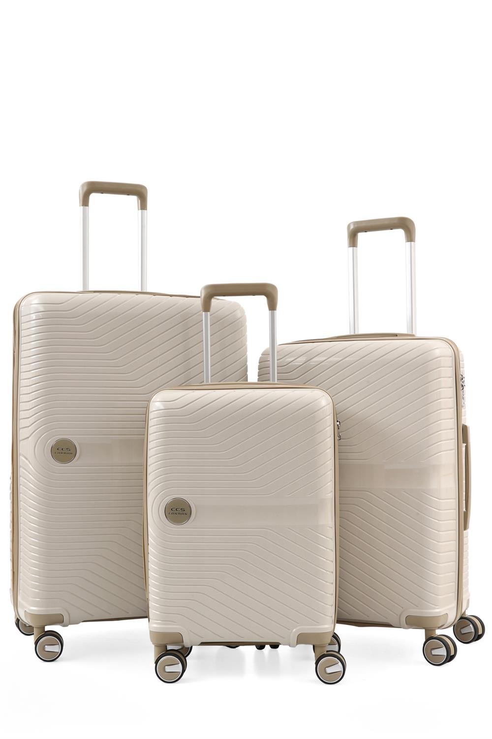 ÇÇS 5239 Polipropilen 3 Lü Valiz Seti