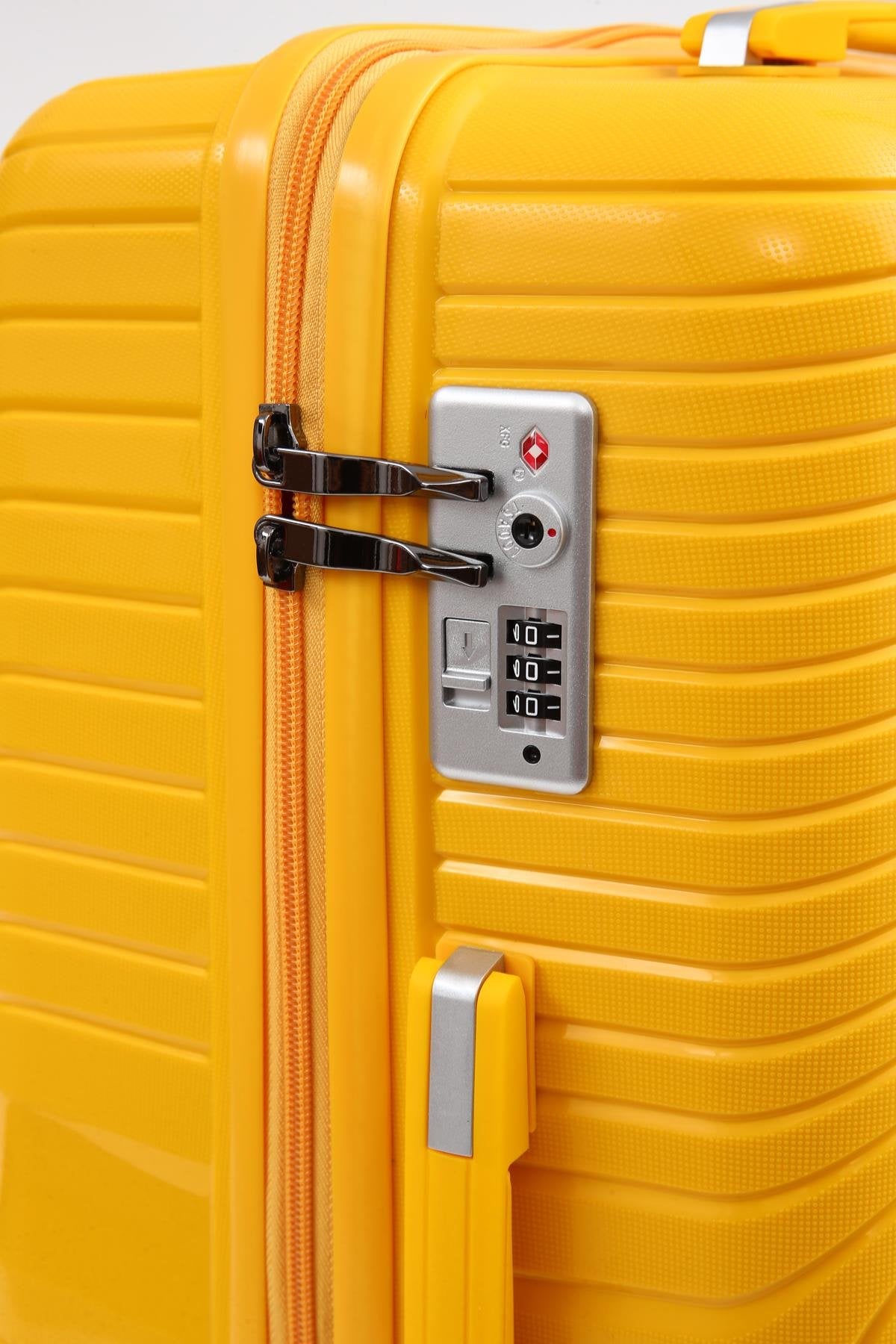 ÇÇS 5239 Polipropilen 3 Lü Valiz Seti